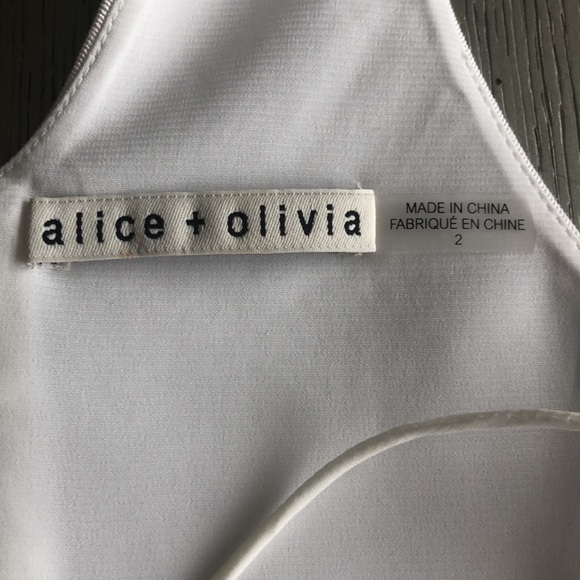 Alice + Olivia top tank White Size 2 - Picture 11 of 16